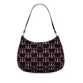 Jacquard Knit Cleo Shoulder Bag